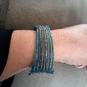 Cute Peyote Bird beaded bracelet